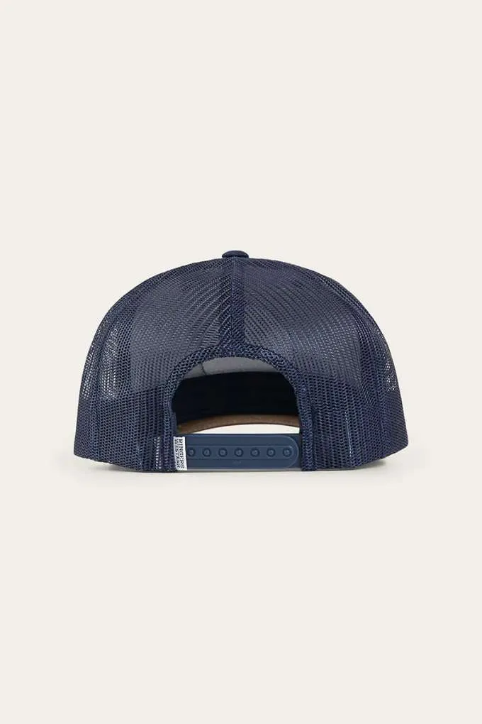 Ringers Western Signature Bull Navy/Chocolate Trucker Cap