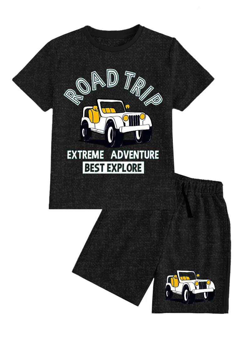 Road Trip Adventure 2 Pcs Shorts Set