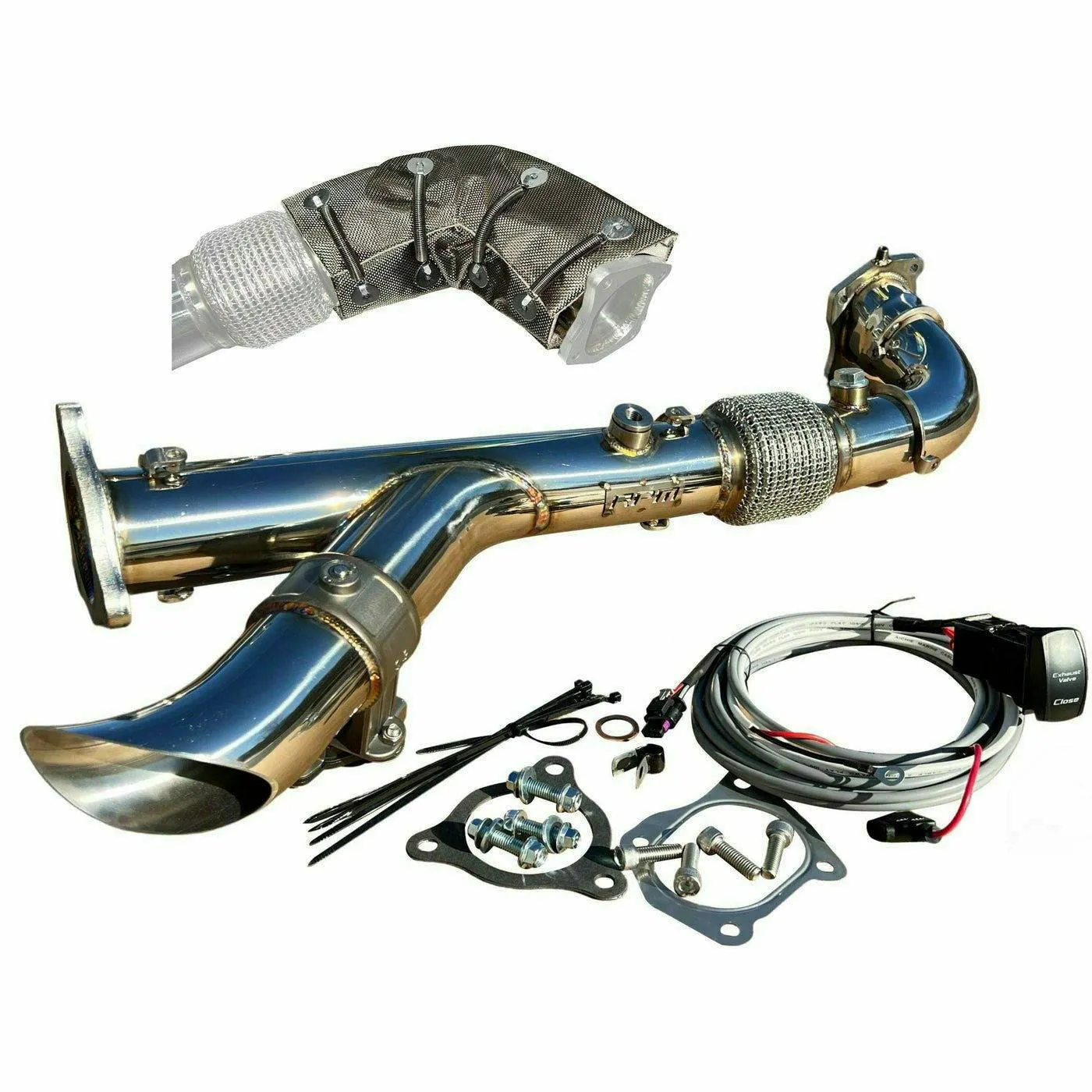 RPM Powersports Polaris RZR Turbo 2.5" Captain's Choice Electric Side Dump Exhaust