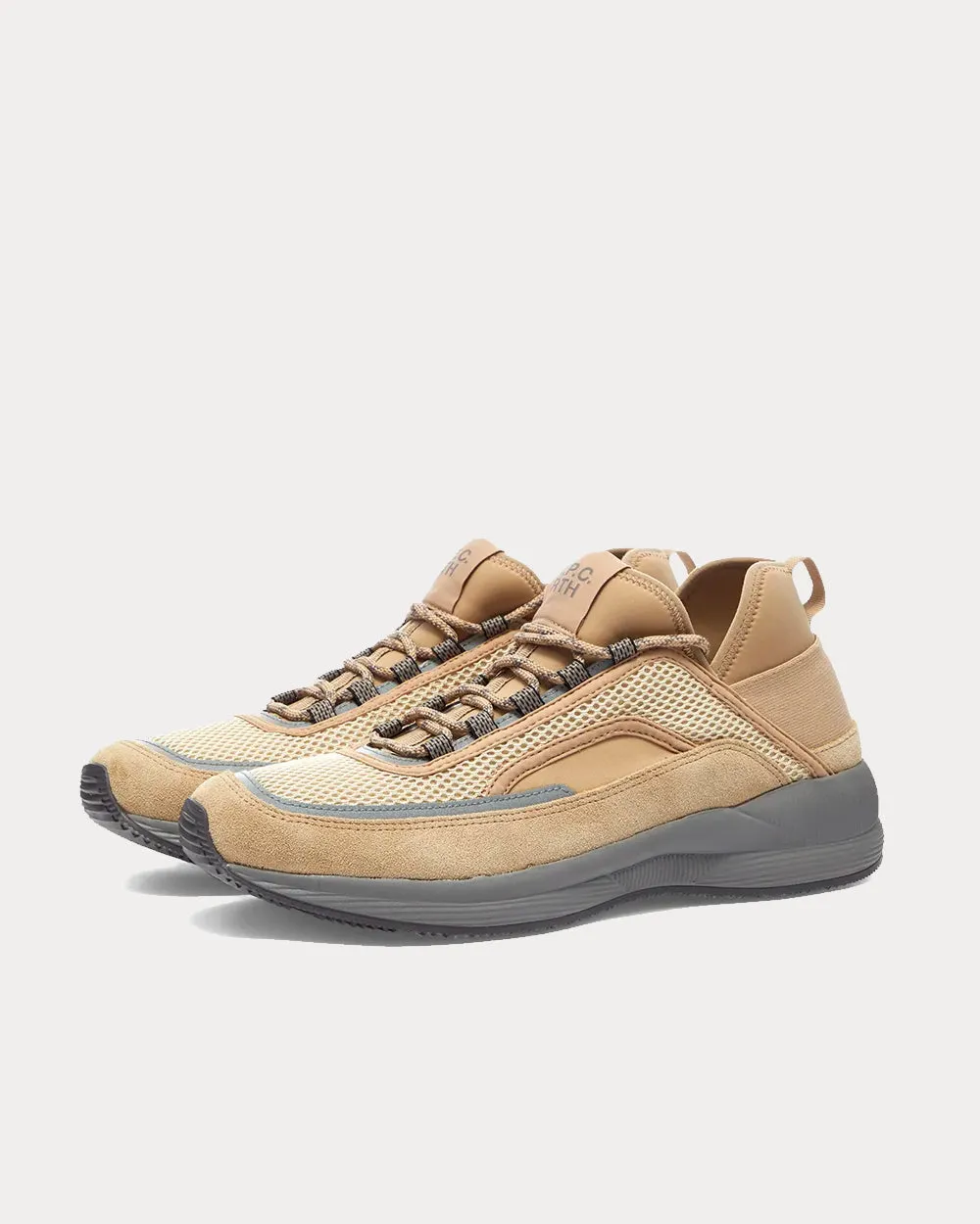 Run Around Beige Low Top Sneakers