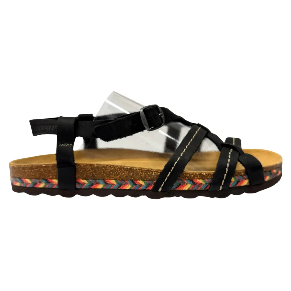 Sabatini Siena Nero Raja Sandal (Women's)