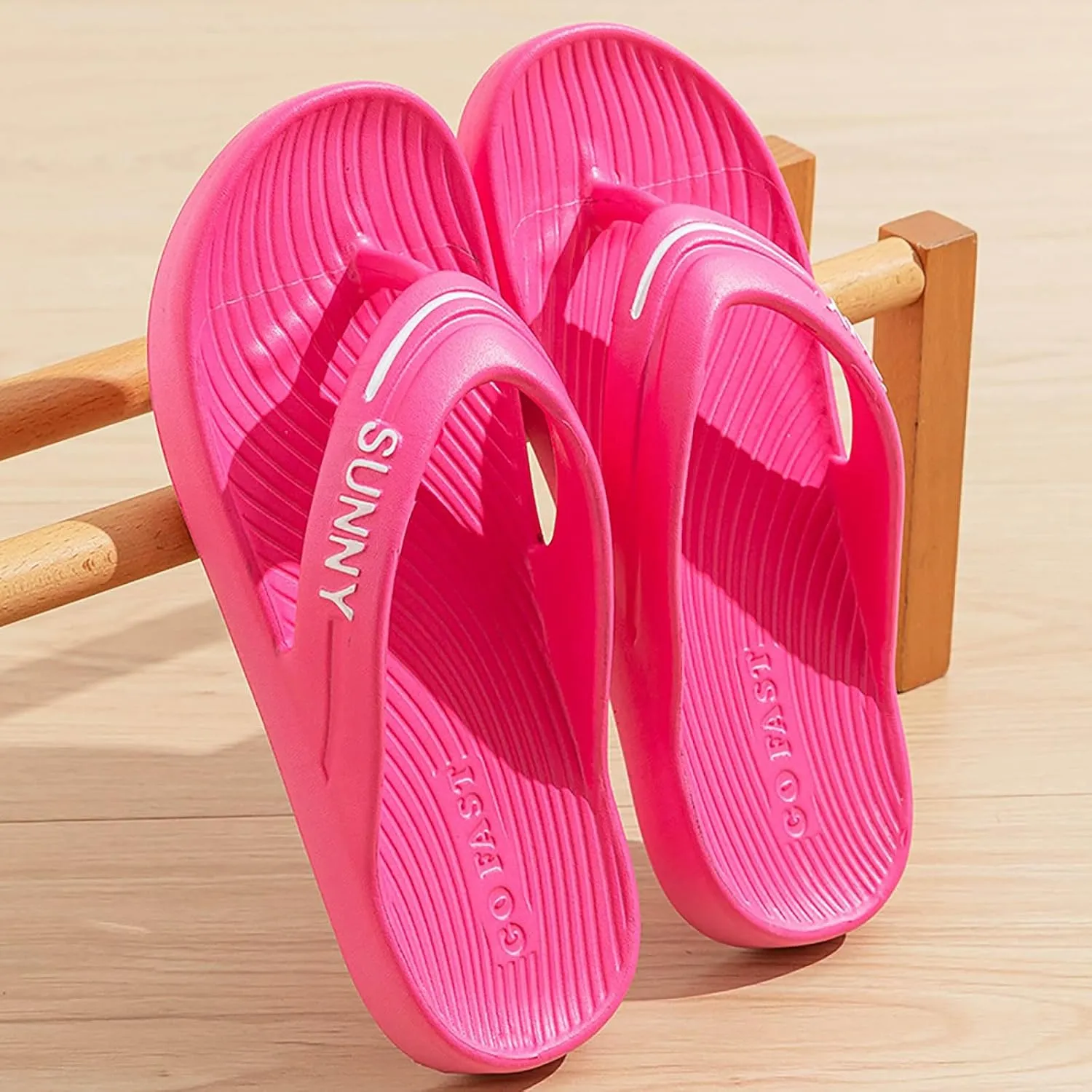 Sandals for Women Women's Arch Support Flip Flops Shower Shoes Slip on Lightweight Athletic Thong Sandals