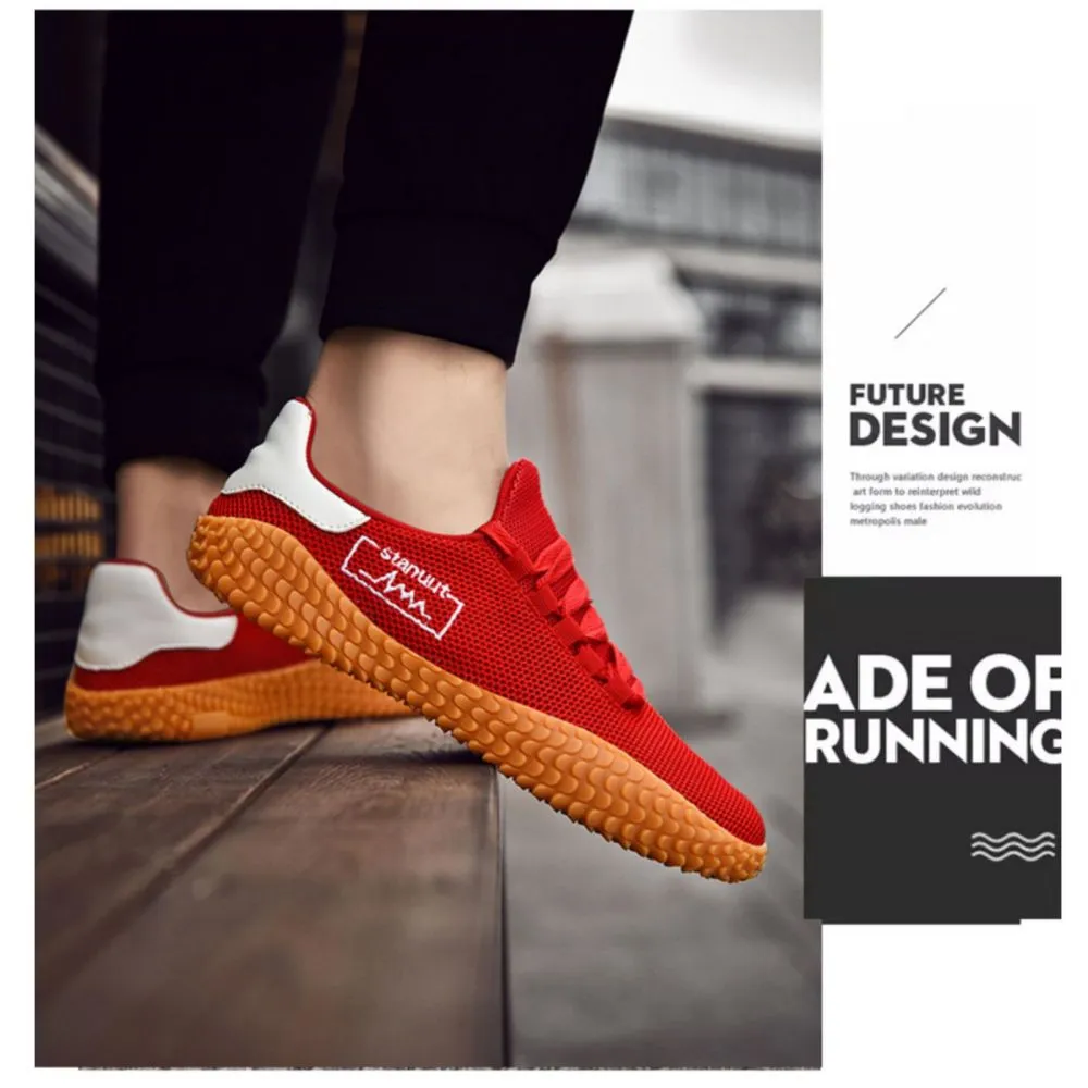 Sneakers Men's Barefoot Lightweight Shoes - Red Size US9.5 = US43
