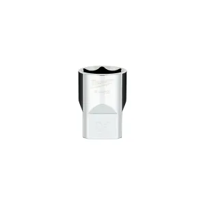 Socket - Milwaukee 1/2 in. Drive 21MM Metric 6-Point Socket with FOUR FLAT™ Sides, 45-34-9122