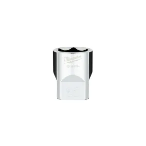 Socket - Milwaukee 1/2 in. Drive 23MM Metric 6-Point Socket with FOUR FLAT™ Sides, 45-34-9124