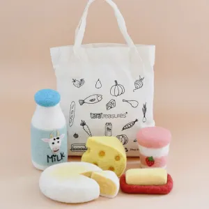 Tara Treasures Felt Food Groups Play Food - Dairy