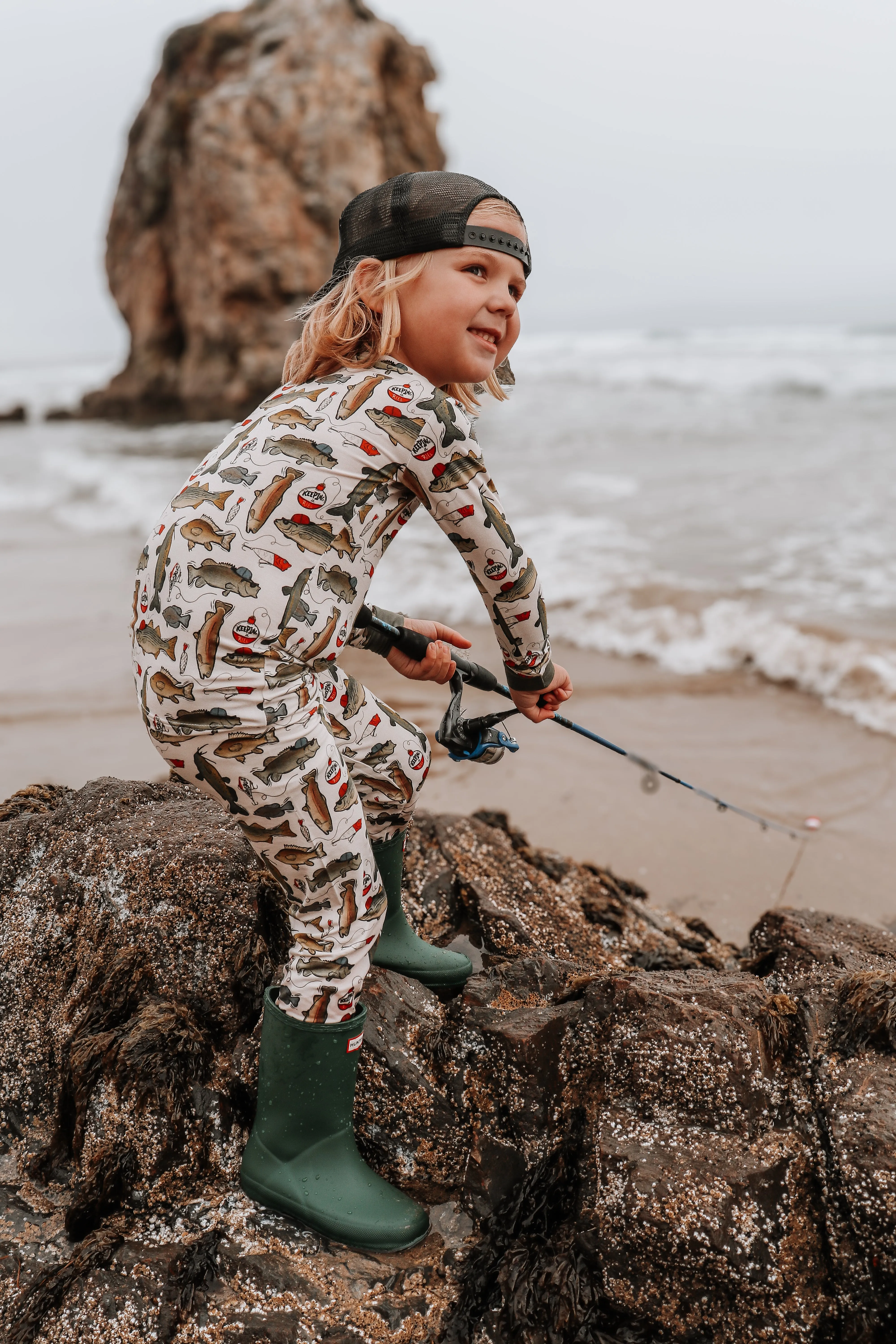 Wishin I Was Fishin 2 Piece Pajama Set