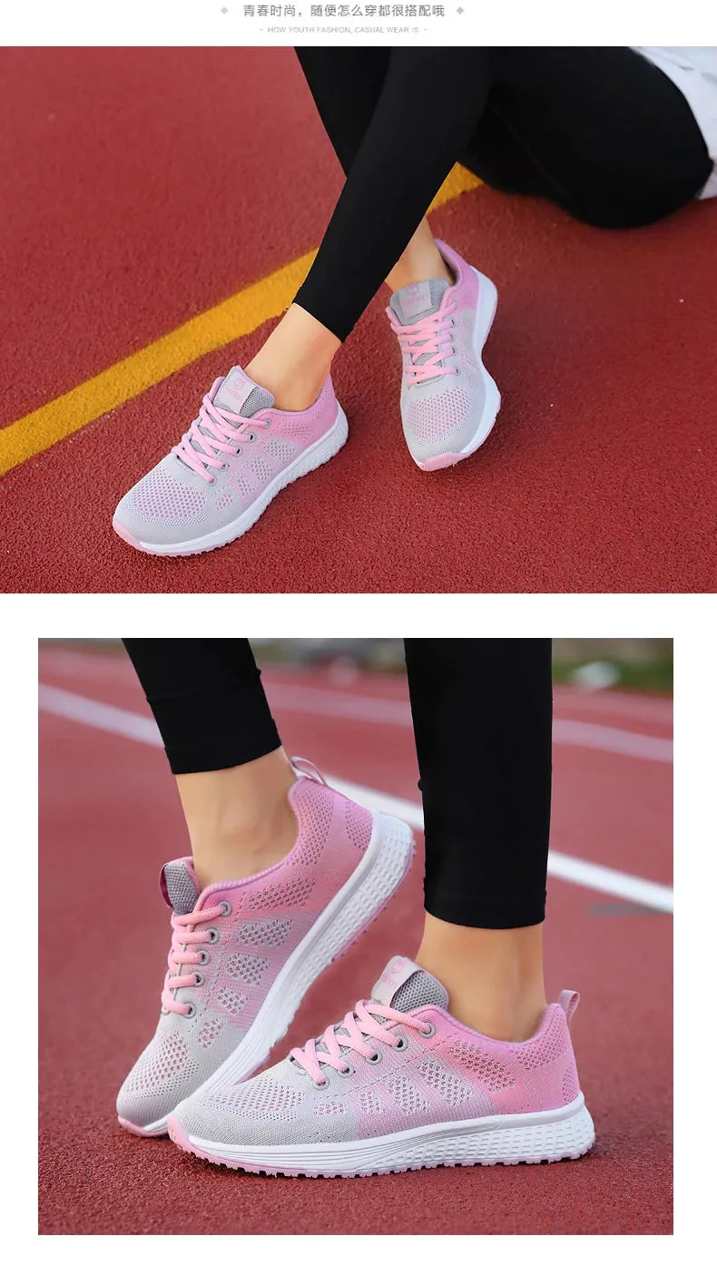 Women Casual Shoes Breathable Walking.