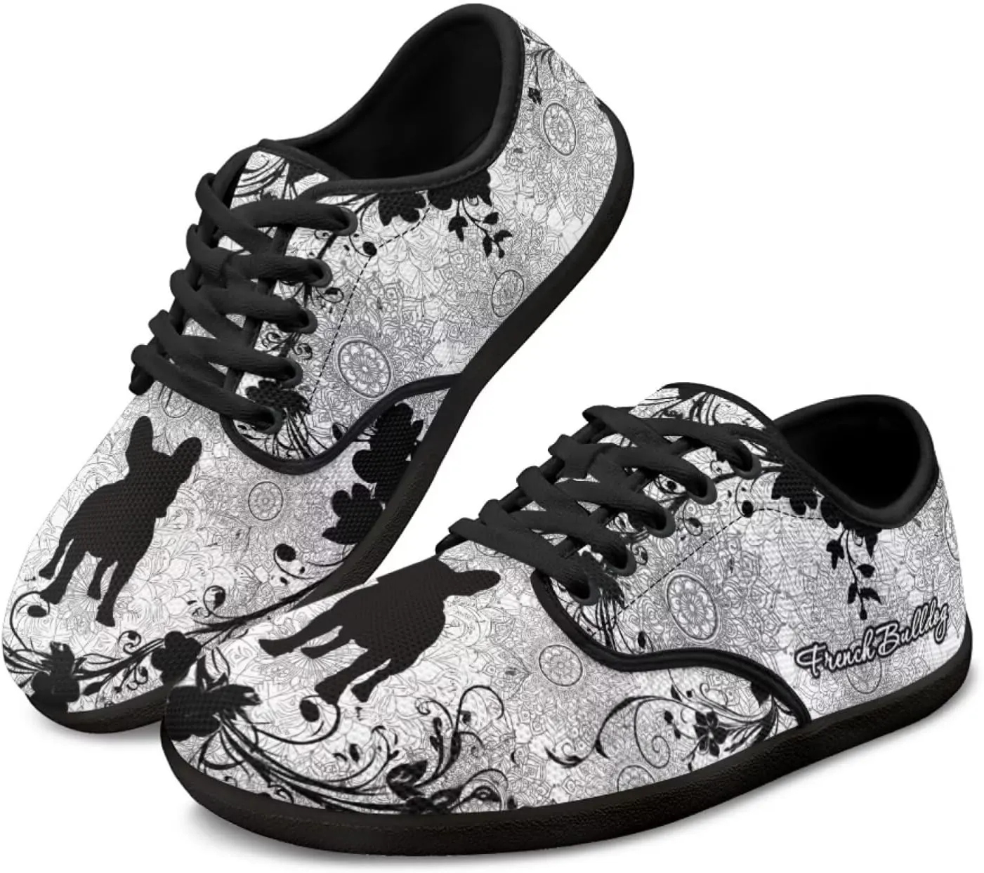 Women's Barefoot Shoes Wide Toe Box Sneakers Lightweight Breathable Lace Up Jogging Footwear