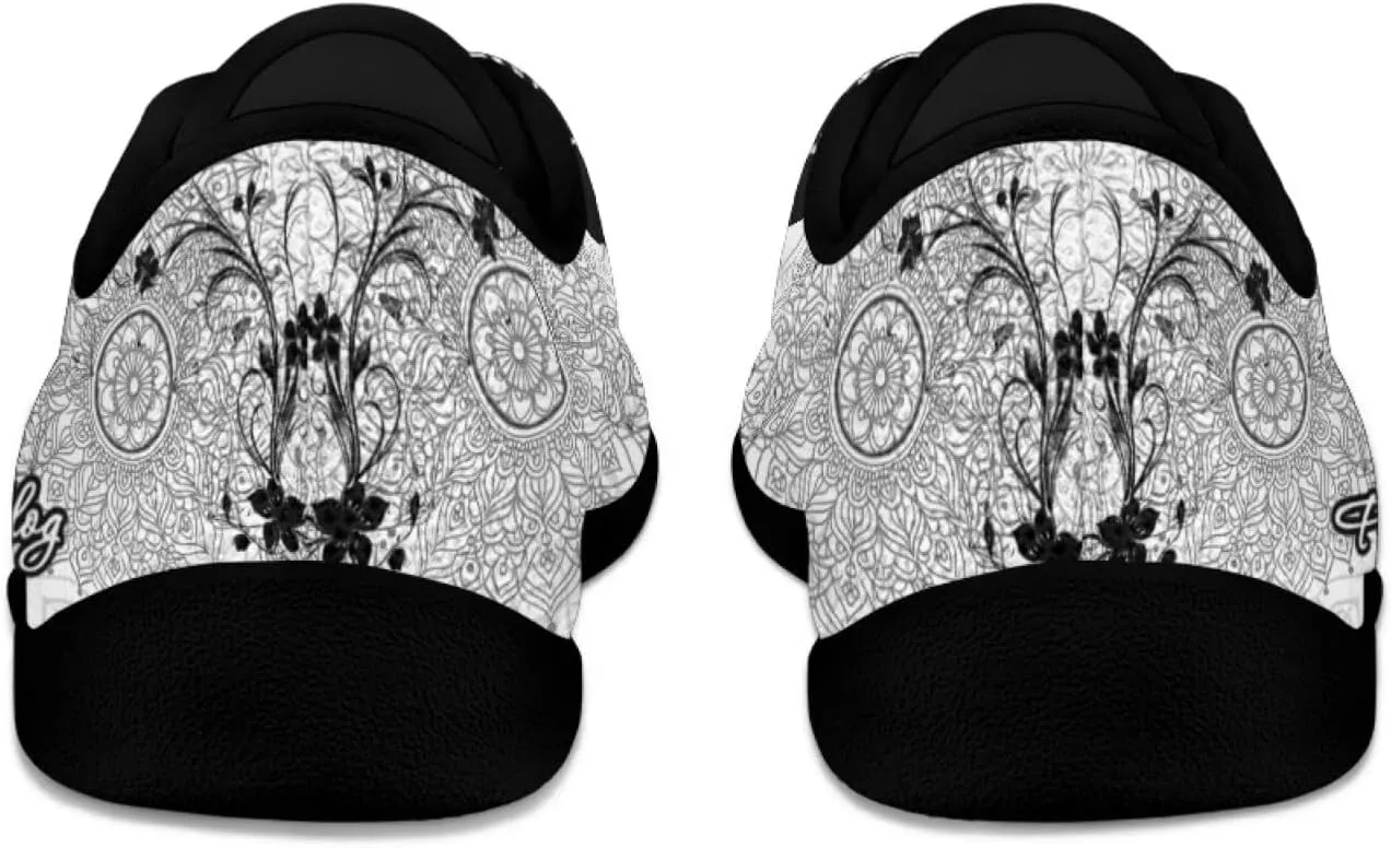 Women's Barefoot Shoes Wide Toe Box Sneakers Lightweight Breathable Lace Up Jogging Footwear