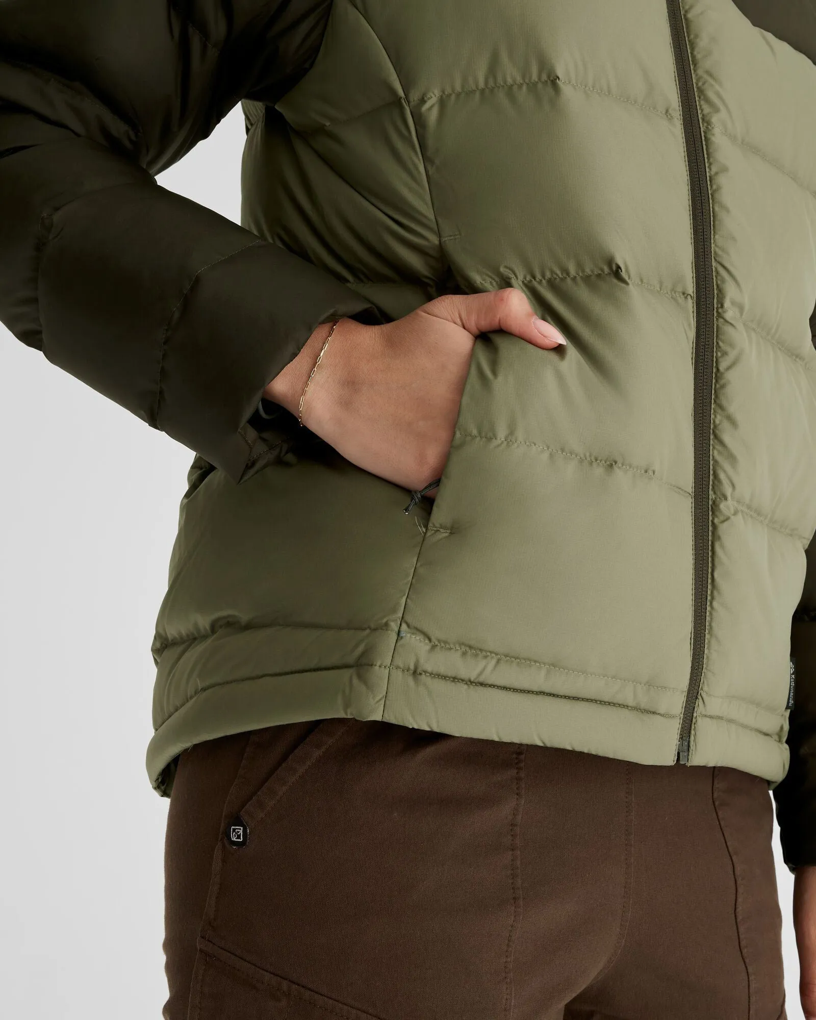 Women's Epiq Down Jacket - Beech/Dark Moss