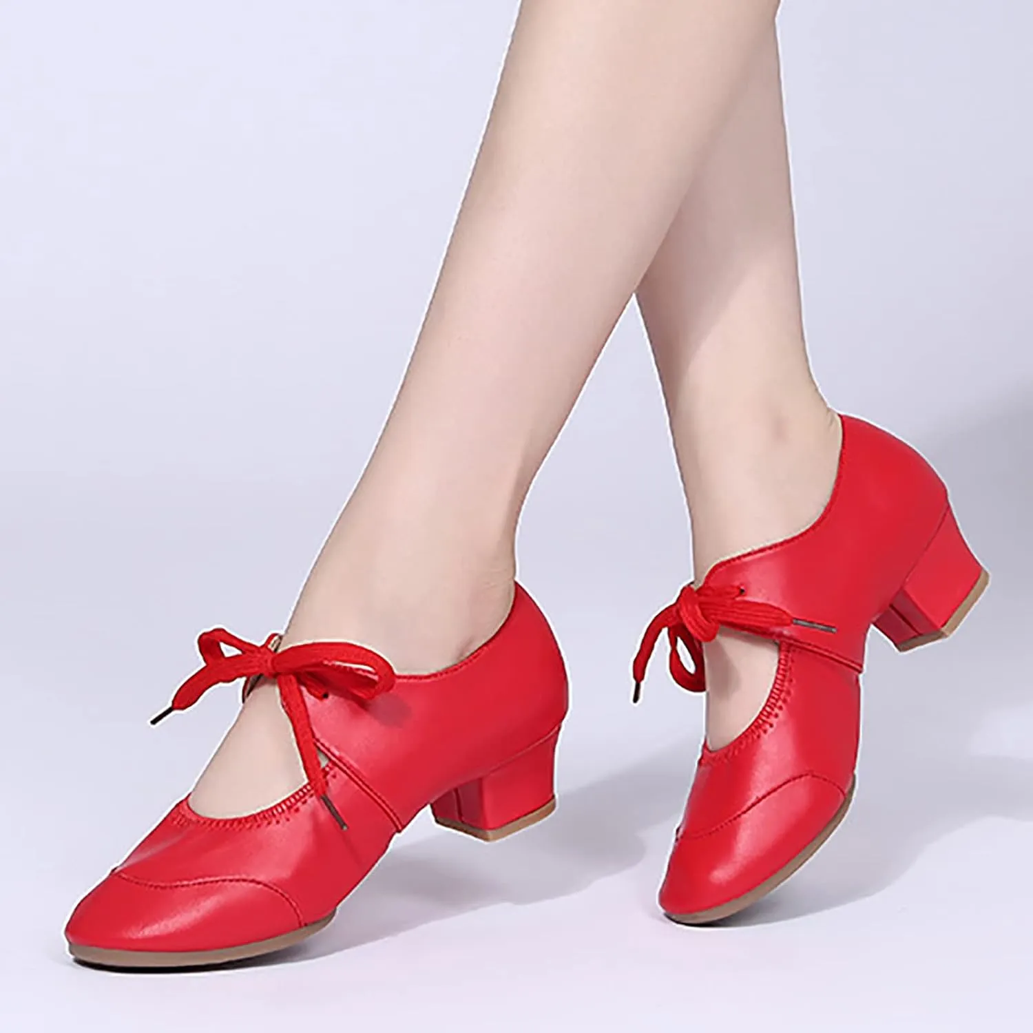 Women's Satin Latin Dance Shoes Professional Ballroom Salsa Practice Performance Dancing Shoes Sandals