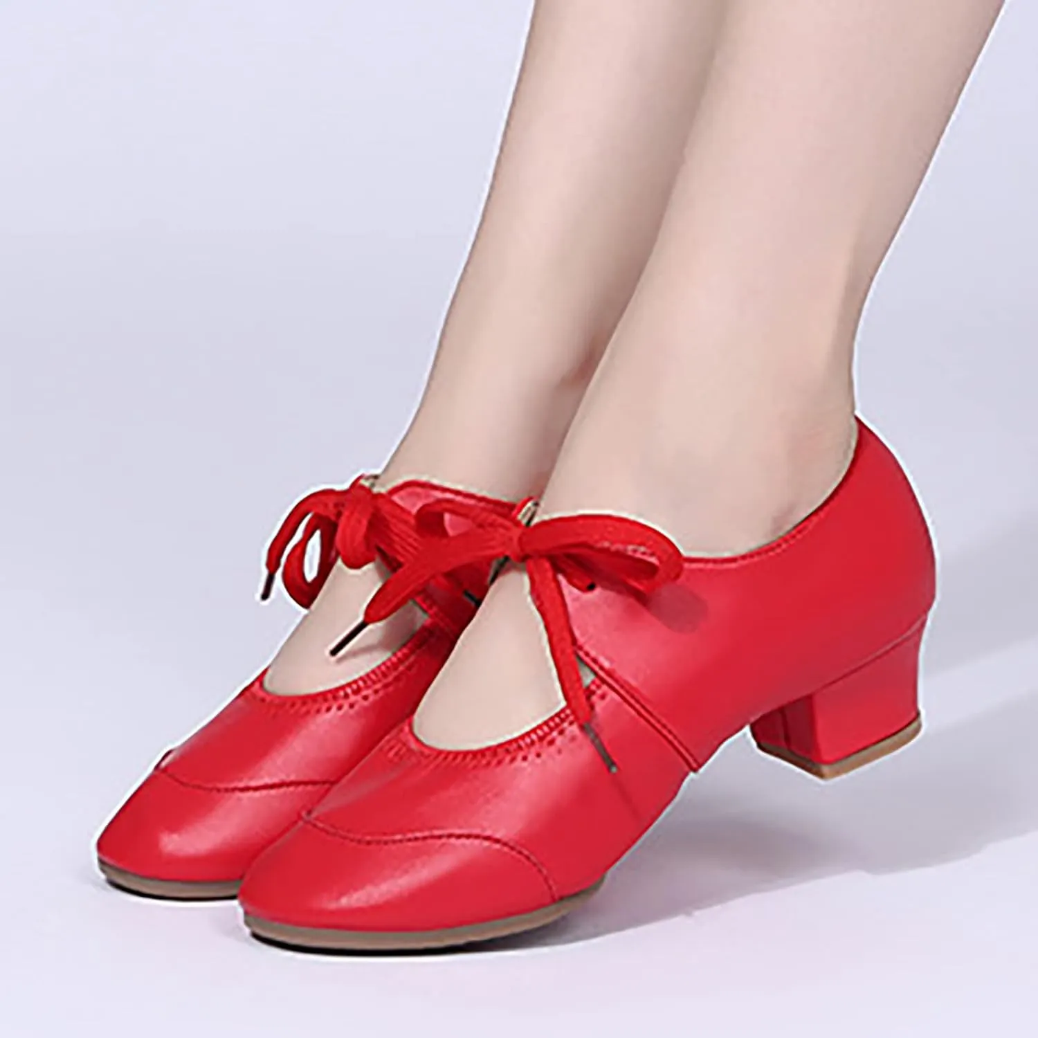 Women's Satin Latin Dance Shoes Professional Ballroom Salsa Practice Performance Dancing Shoes Sandals